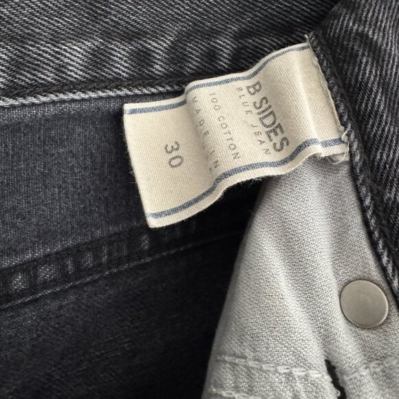 B Sides Relaxed Lasso Jeans, Stil Black, 30 - Picture 5 of 5